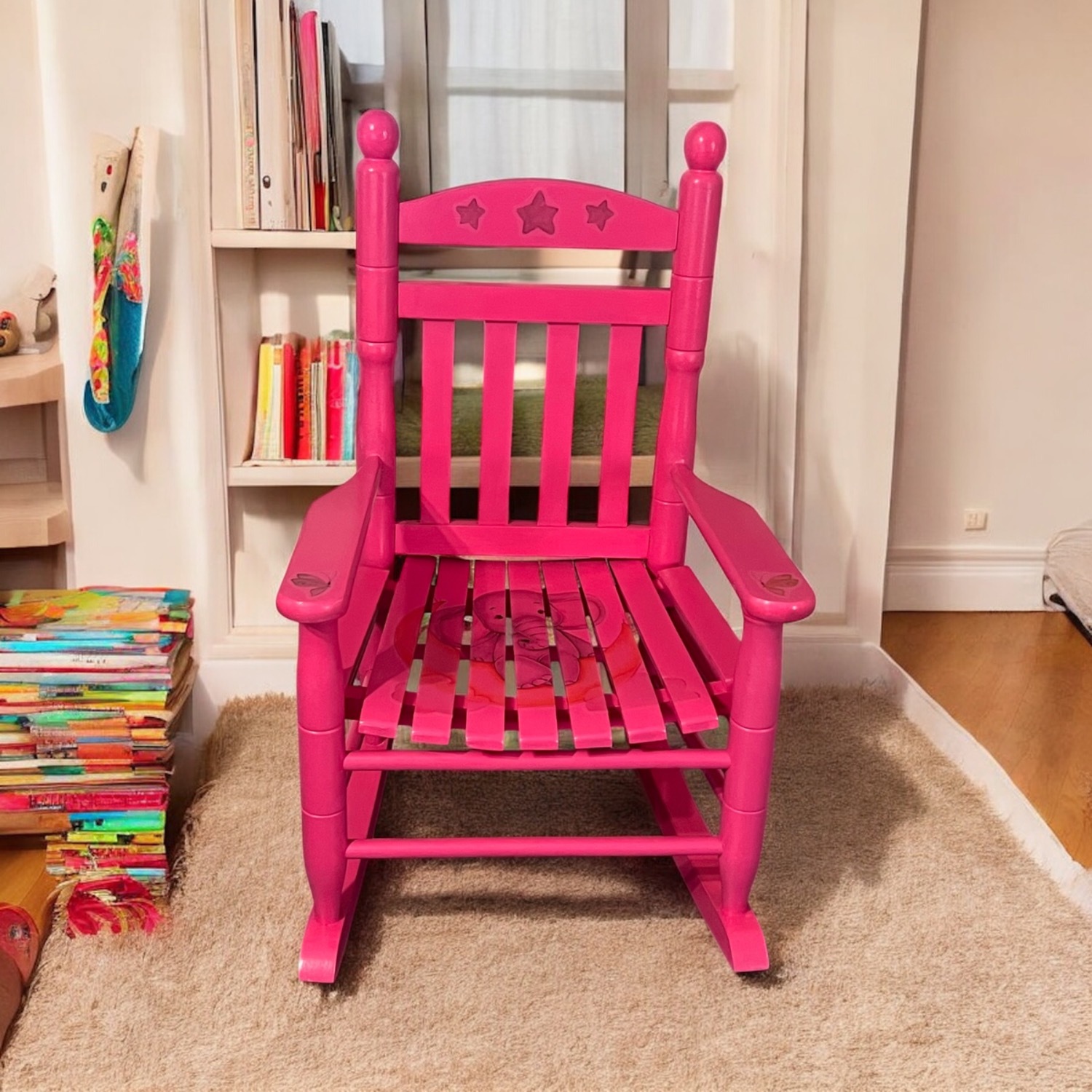 Kids Rocking Chair Girl - image-1