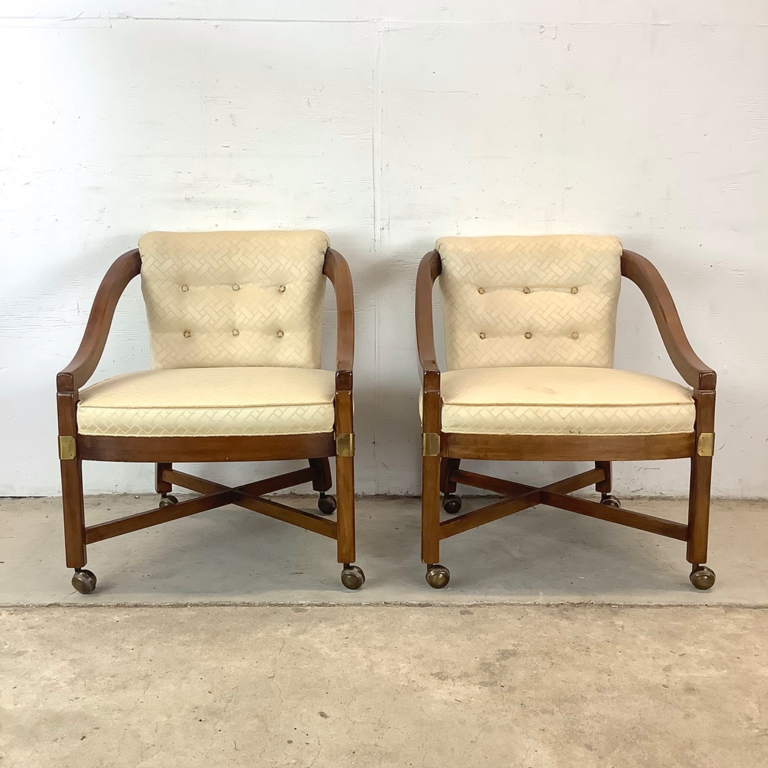 Vintage Game Table With Chairs-5c Set - image-19