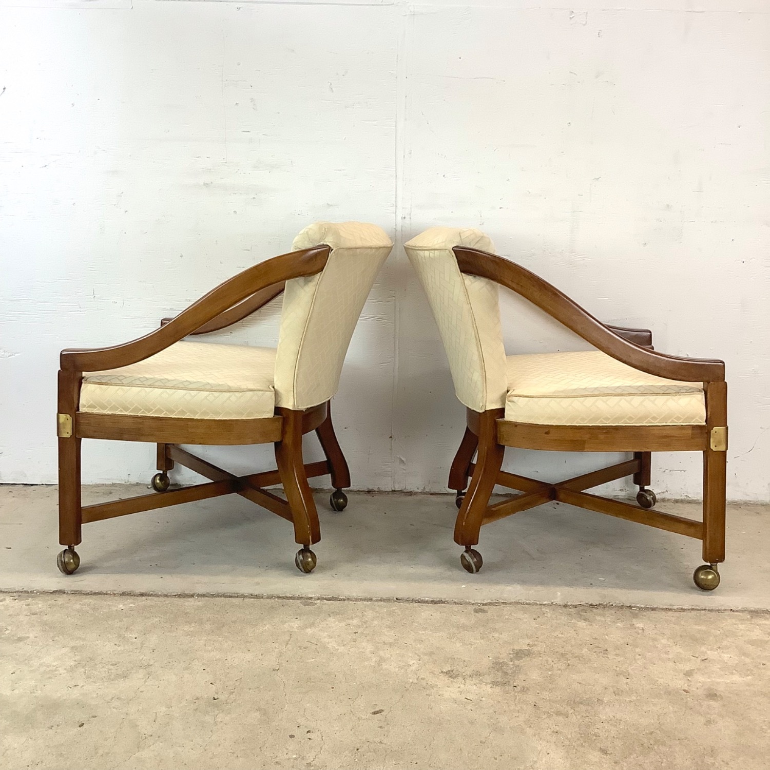 Vintage Game Table With Chairs-5c Set - image-23