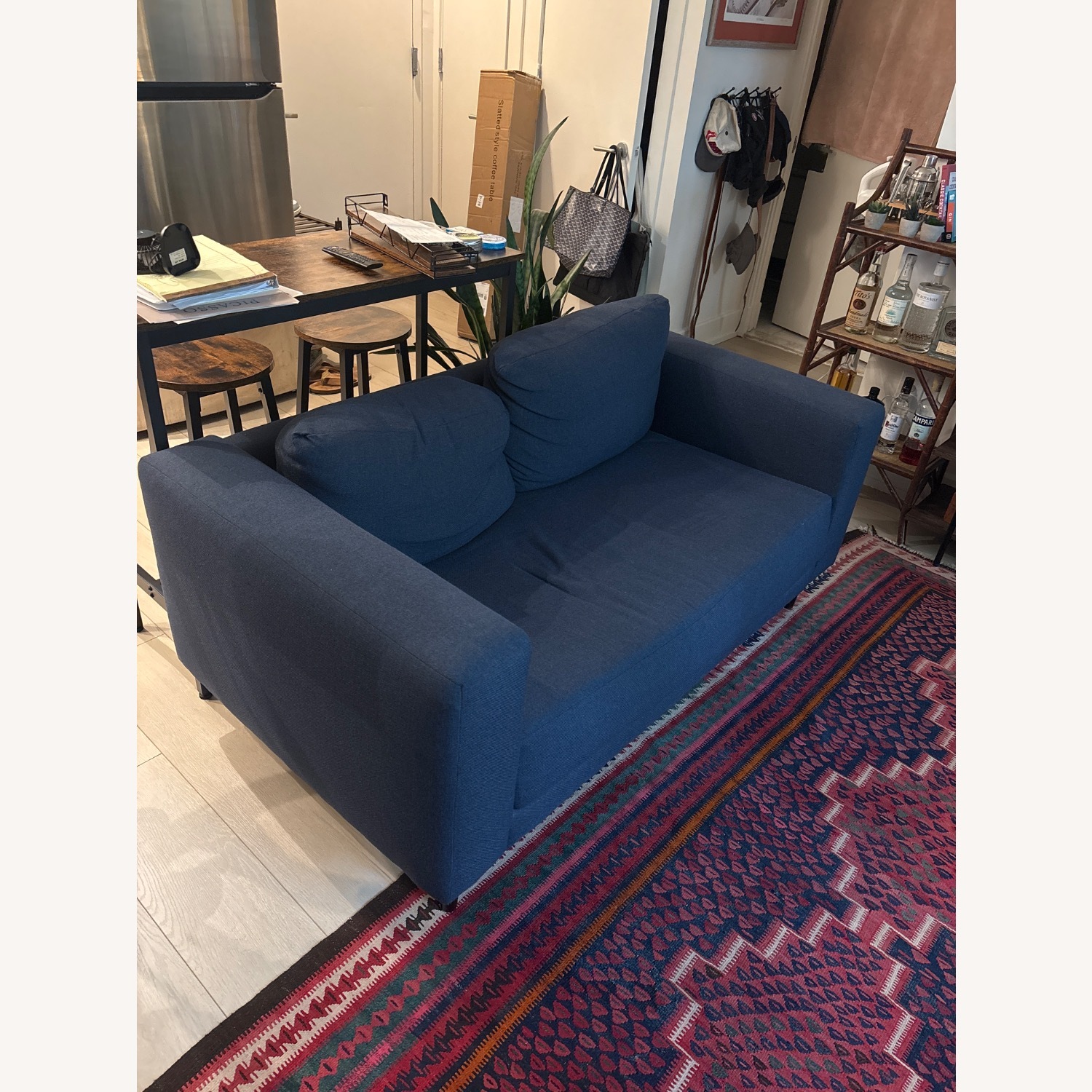 Sabai Design Blue Loveseat - image-2
