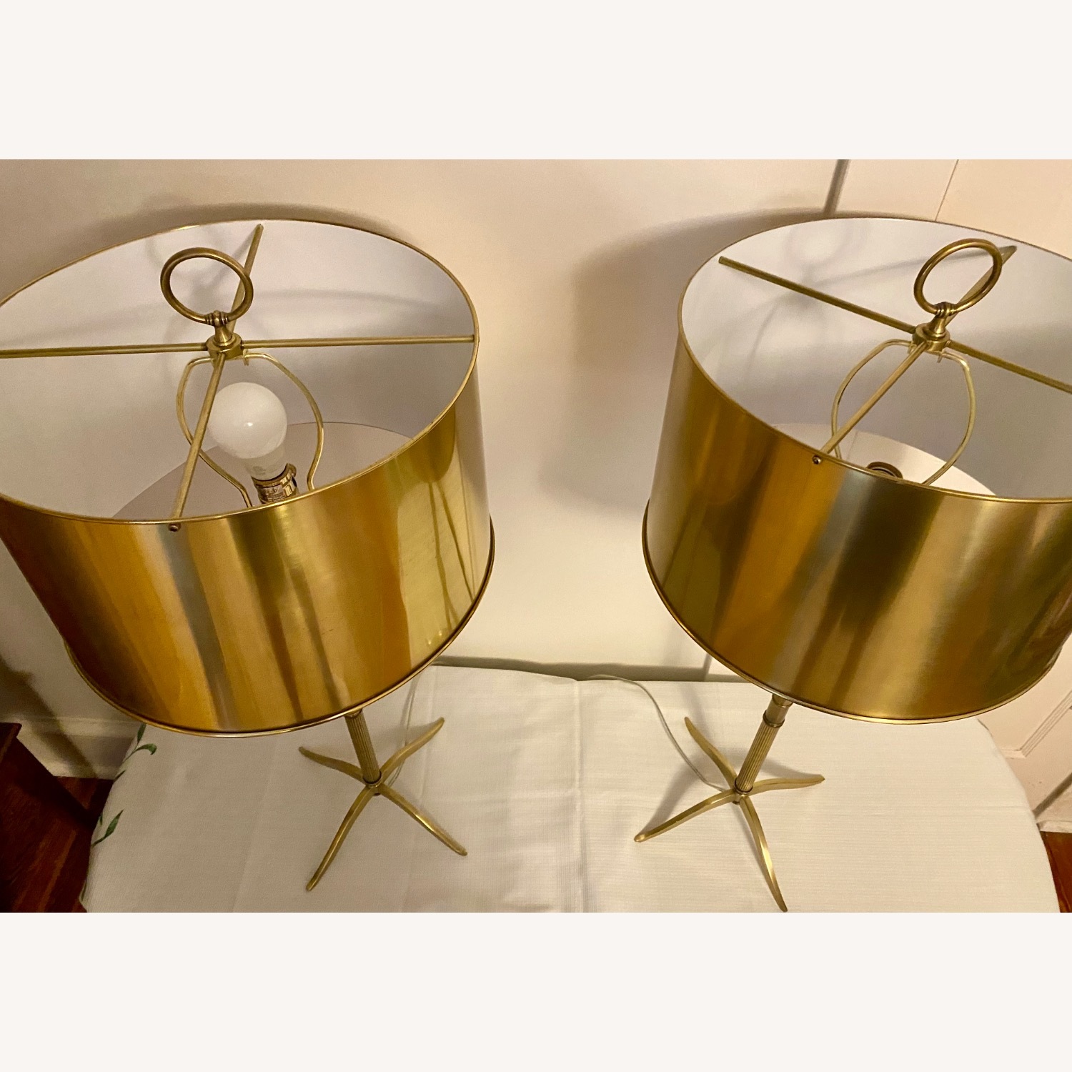 Robert Abbey 1910 Table Lamp Set Brass - image-2