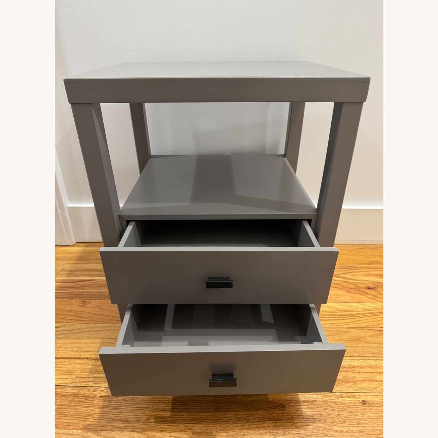Wayfair Adelaida 18'' Grey 2 Drawer Nightstands Set - image-2