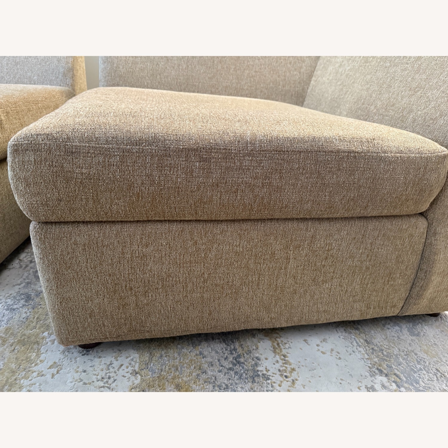 Beckham Honey-Colored Modular Sofa with Ottoman - image-12