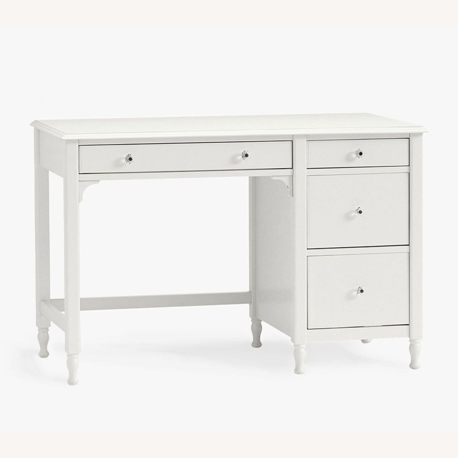 Pottery Barn Kids Desk with 5 Drawers and a Hutch - image-5