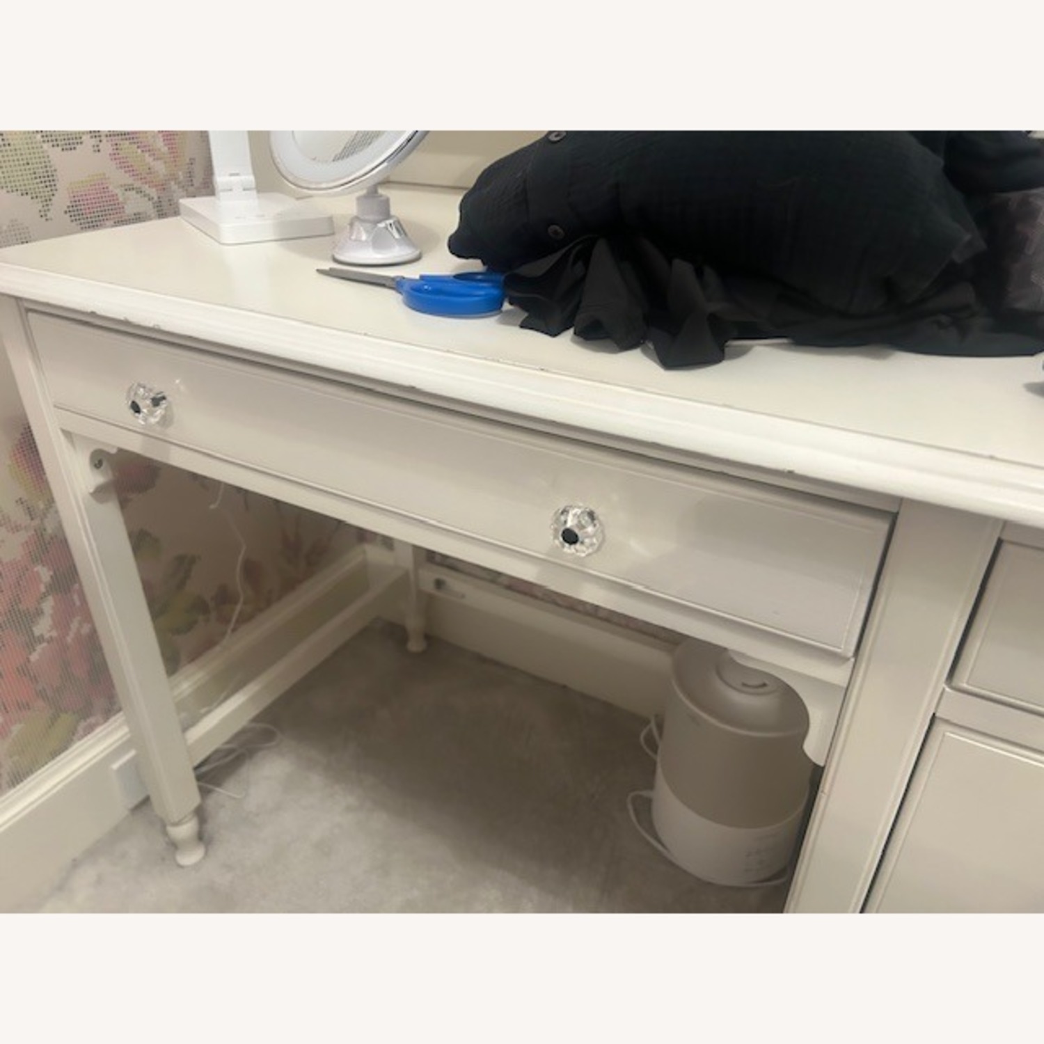 Pottery Barn Kids Desk with 5 Drawers and a Hutch - image-2