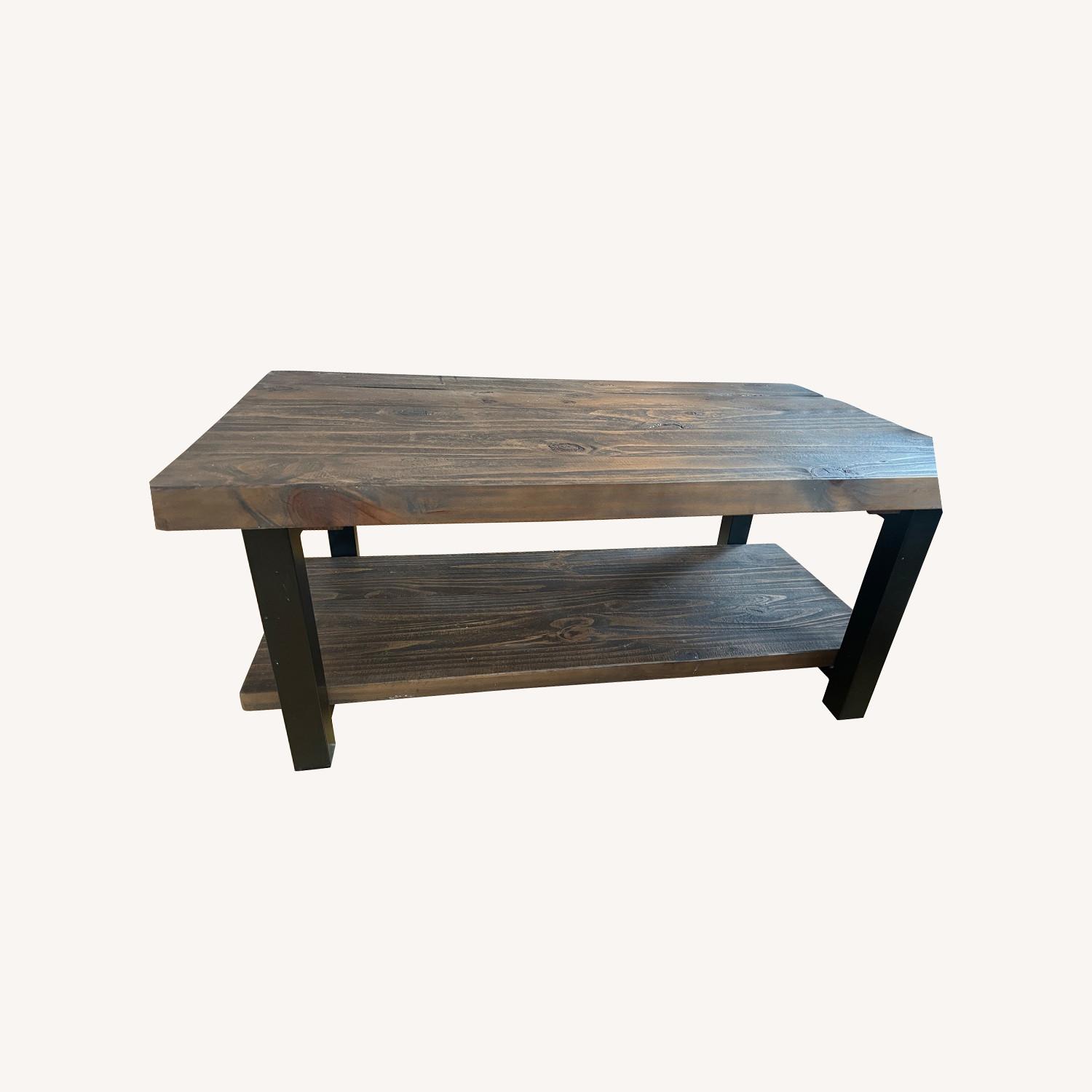 Dark Brown Coffee Table - image-0