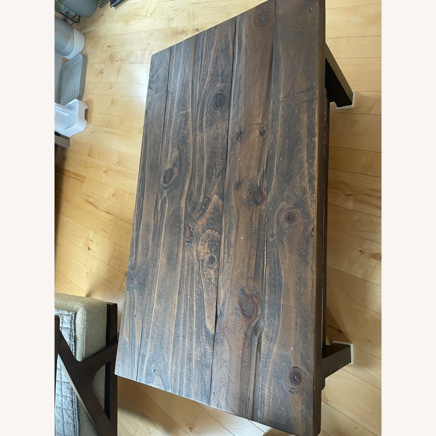 Dark Brown Coffee Table - image-5