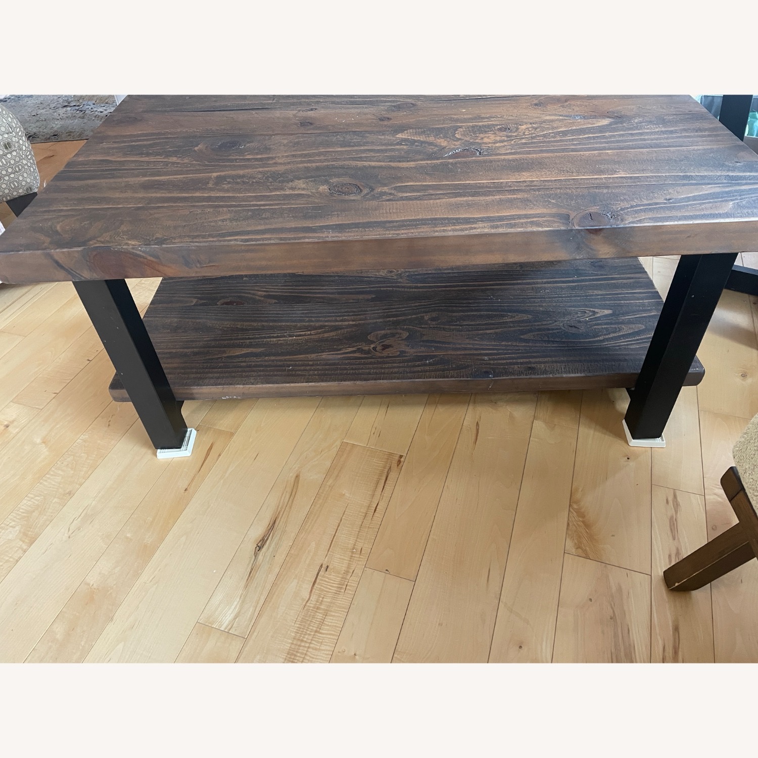 Dark Brown Coffee Table - image-4