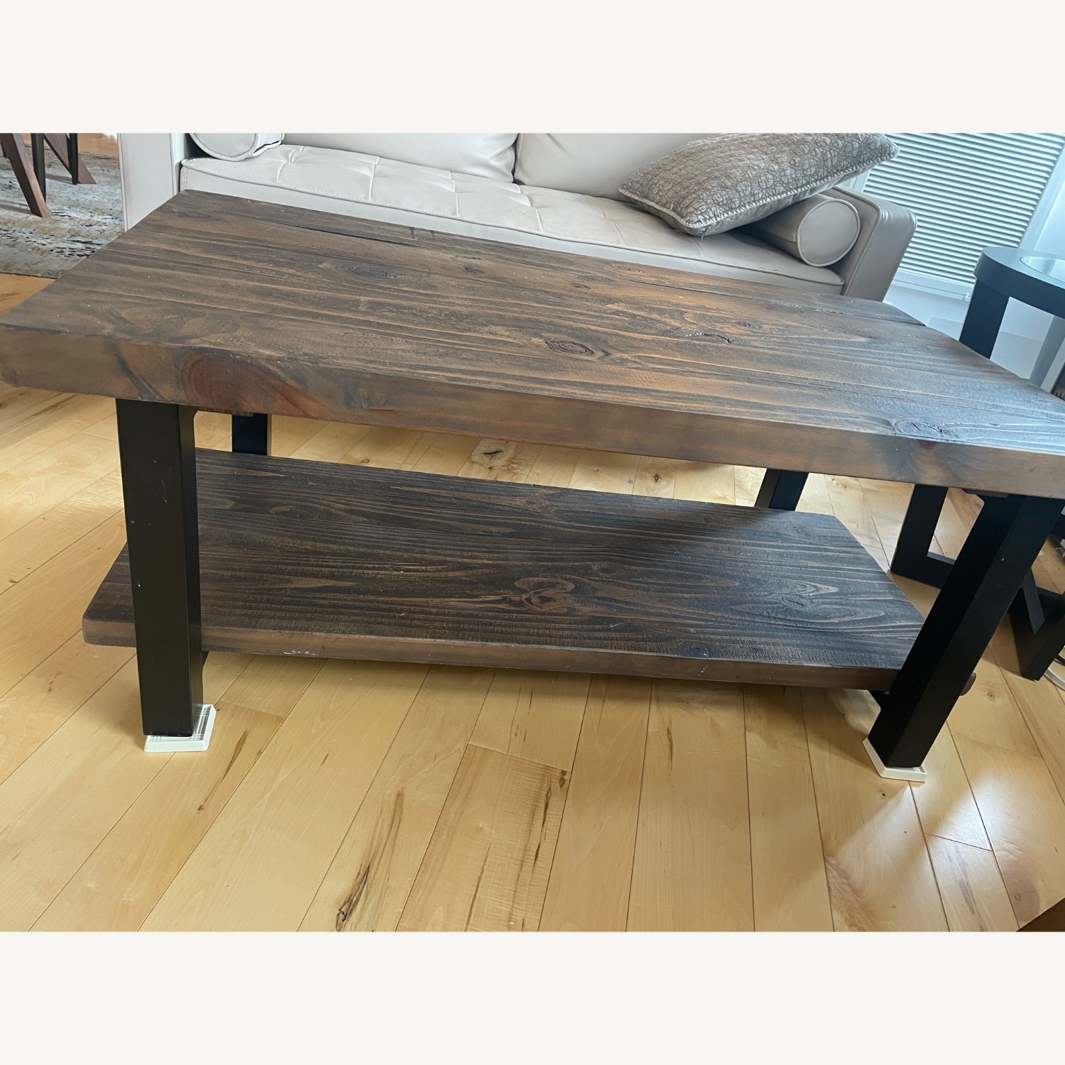 Dark Brown Coffee Table - image-3
