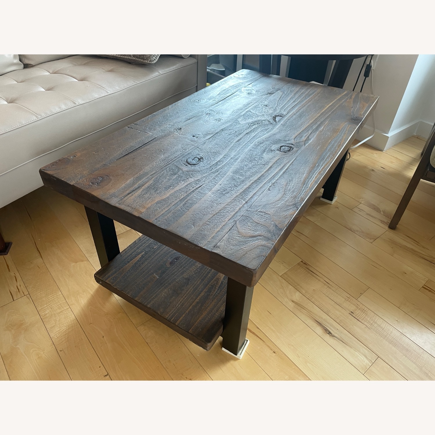 Dark Brown Coffee Table - image-2