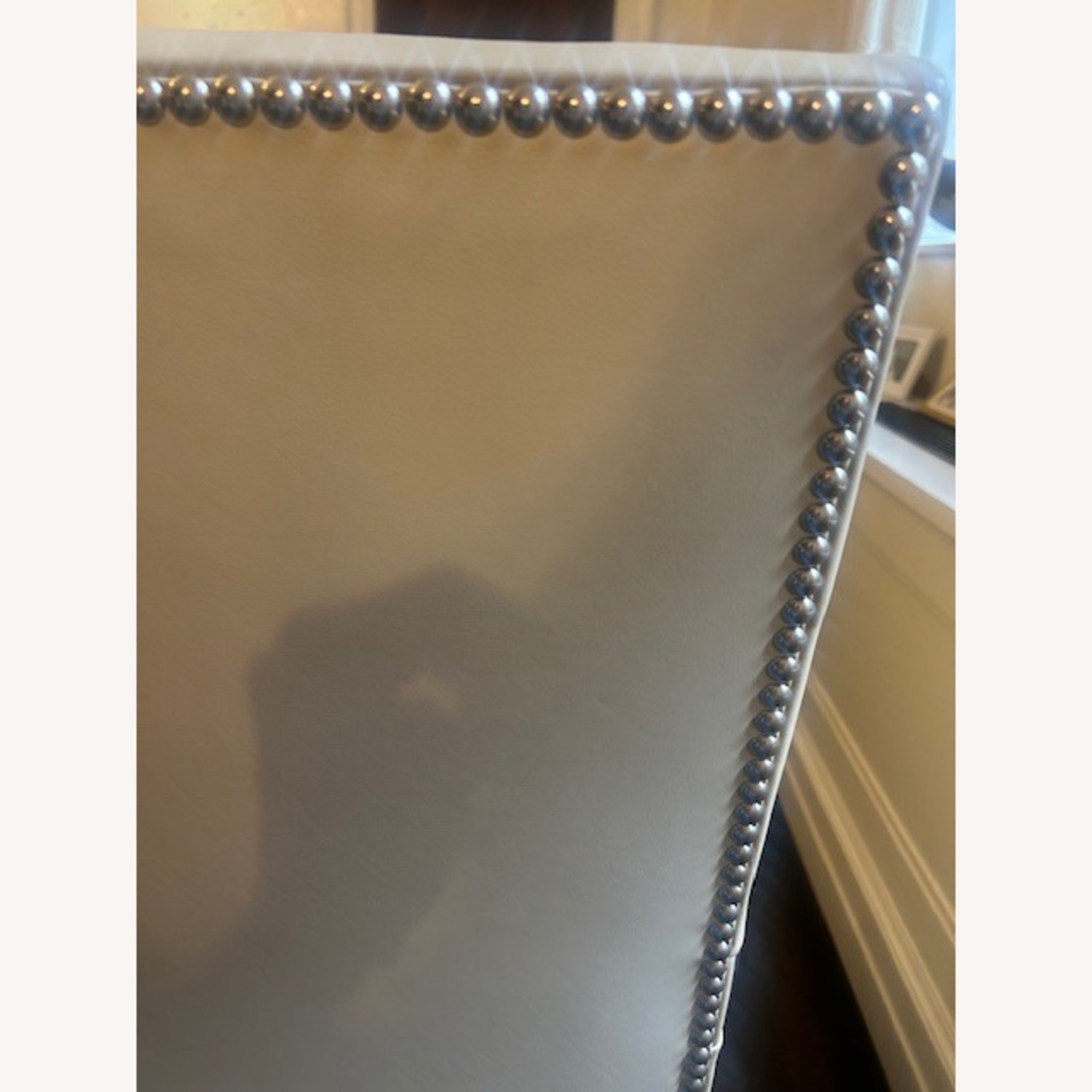 Custom Made Leather and Wood Dining Chairs - image-6