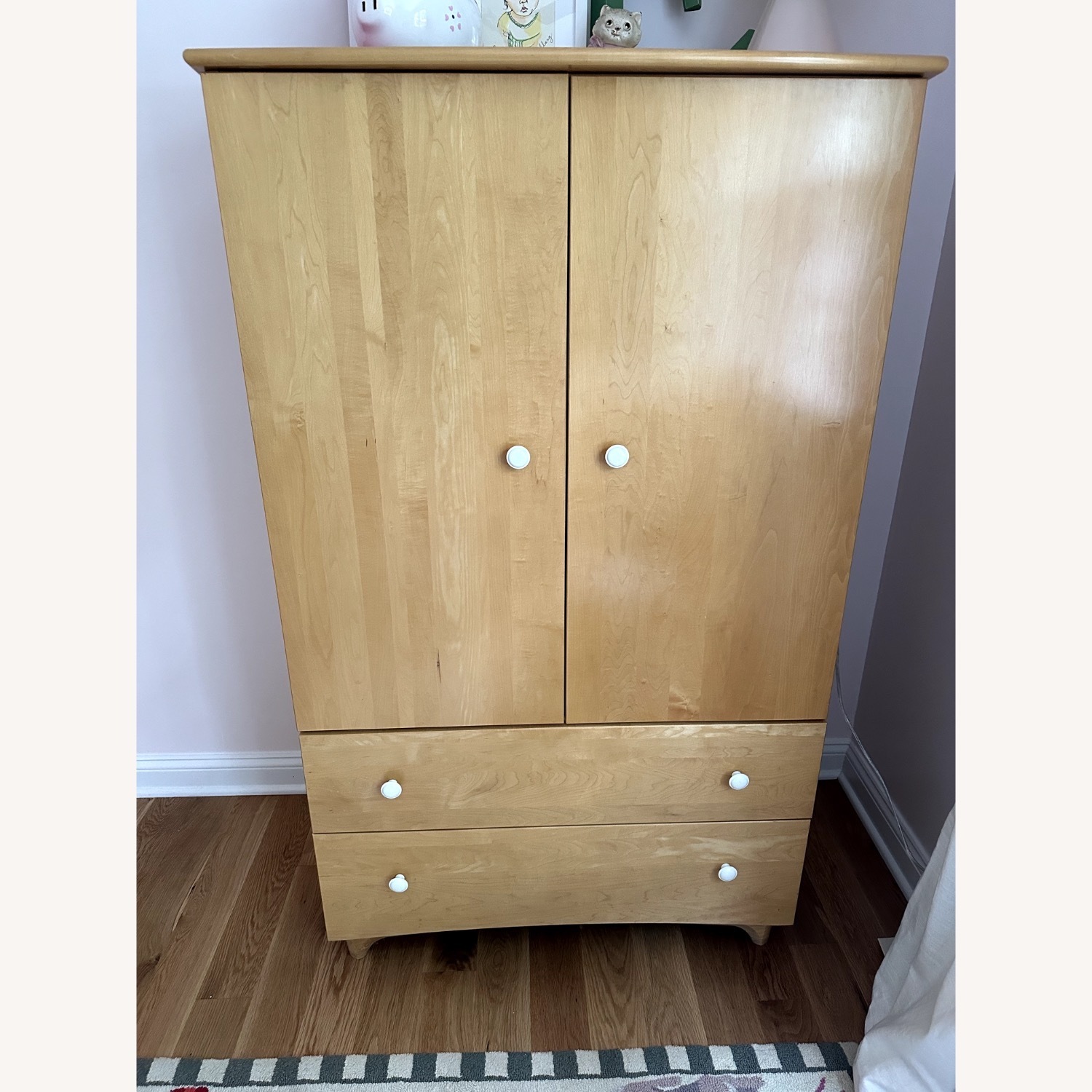 Morgeau Lepine Vintage Children's Armoire - image-1