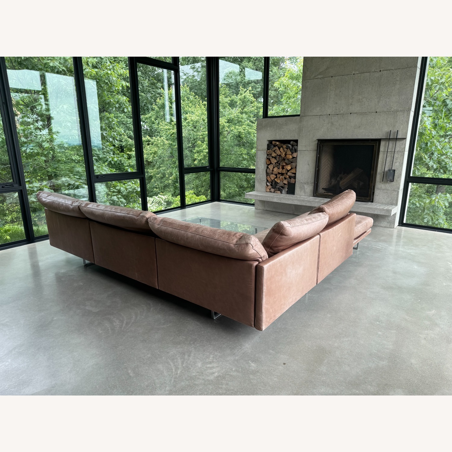 Cassina Sectional Leather Couch  - image-3
