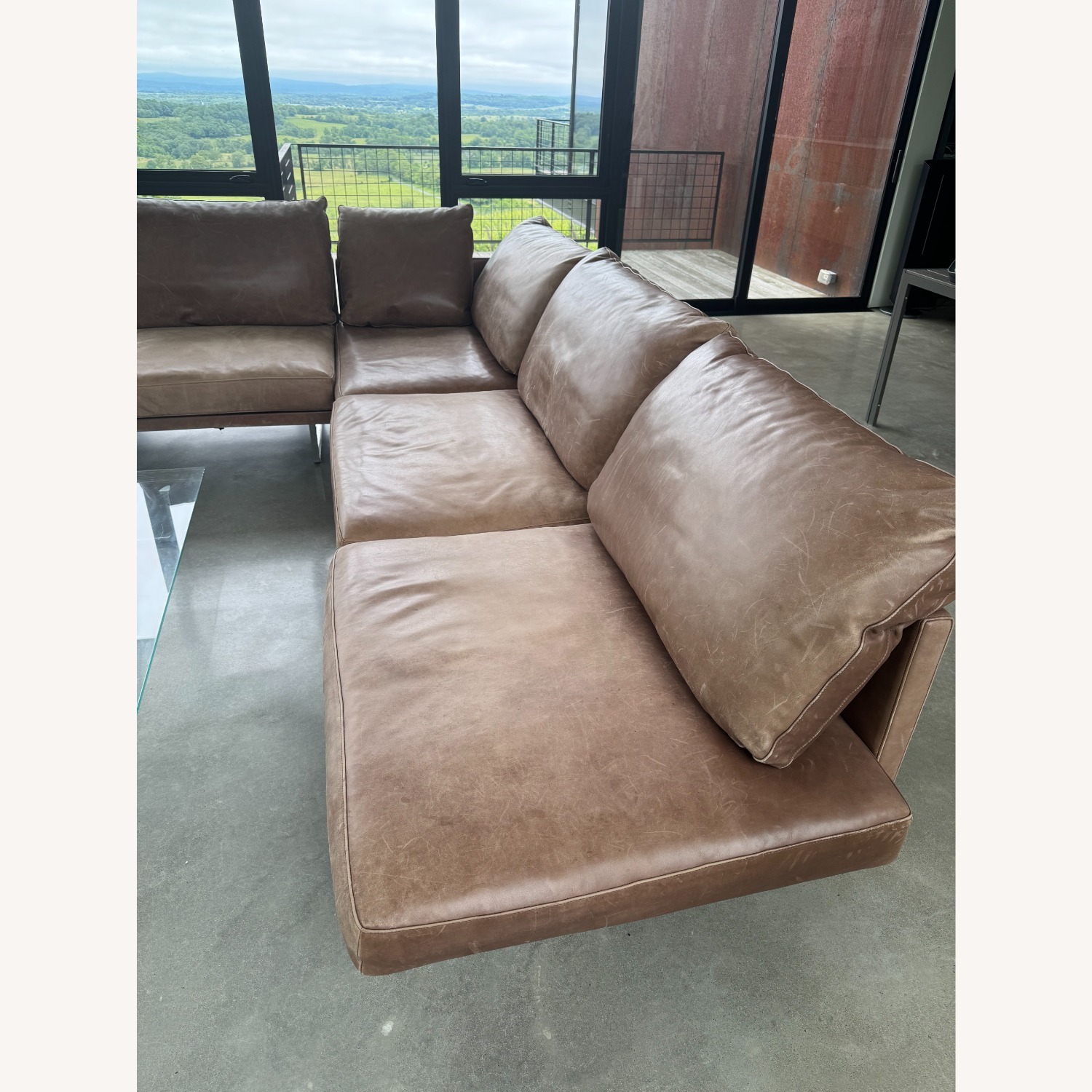 Cassina Sectional Leather Couch  - image-2