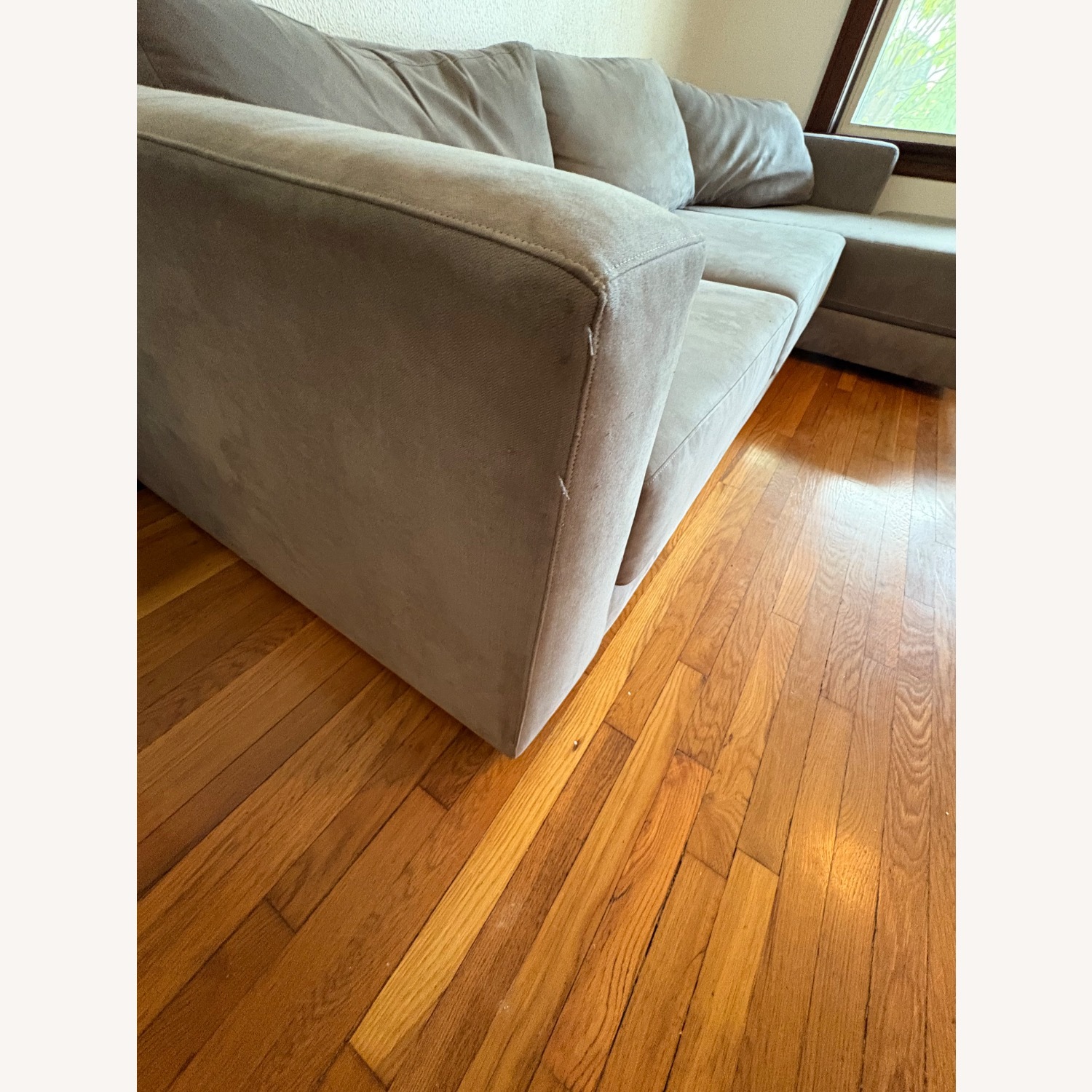 Crate & Barrel Gray Peyton Sectional - image-4