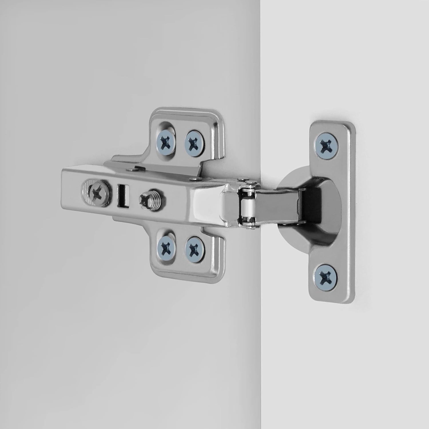 2-Tier Cabinet W Mirror Doors & Adjustable Shelf - image-4