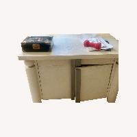 Double Door Dresser with Inside Storage
