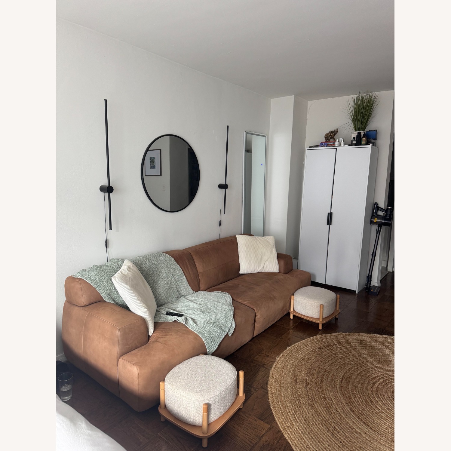 Industry West Leather Sofa - image-1