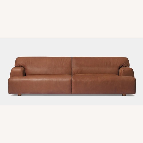 Used Industry West Leather Sofa  for sale on AptDeco