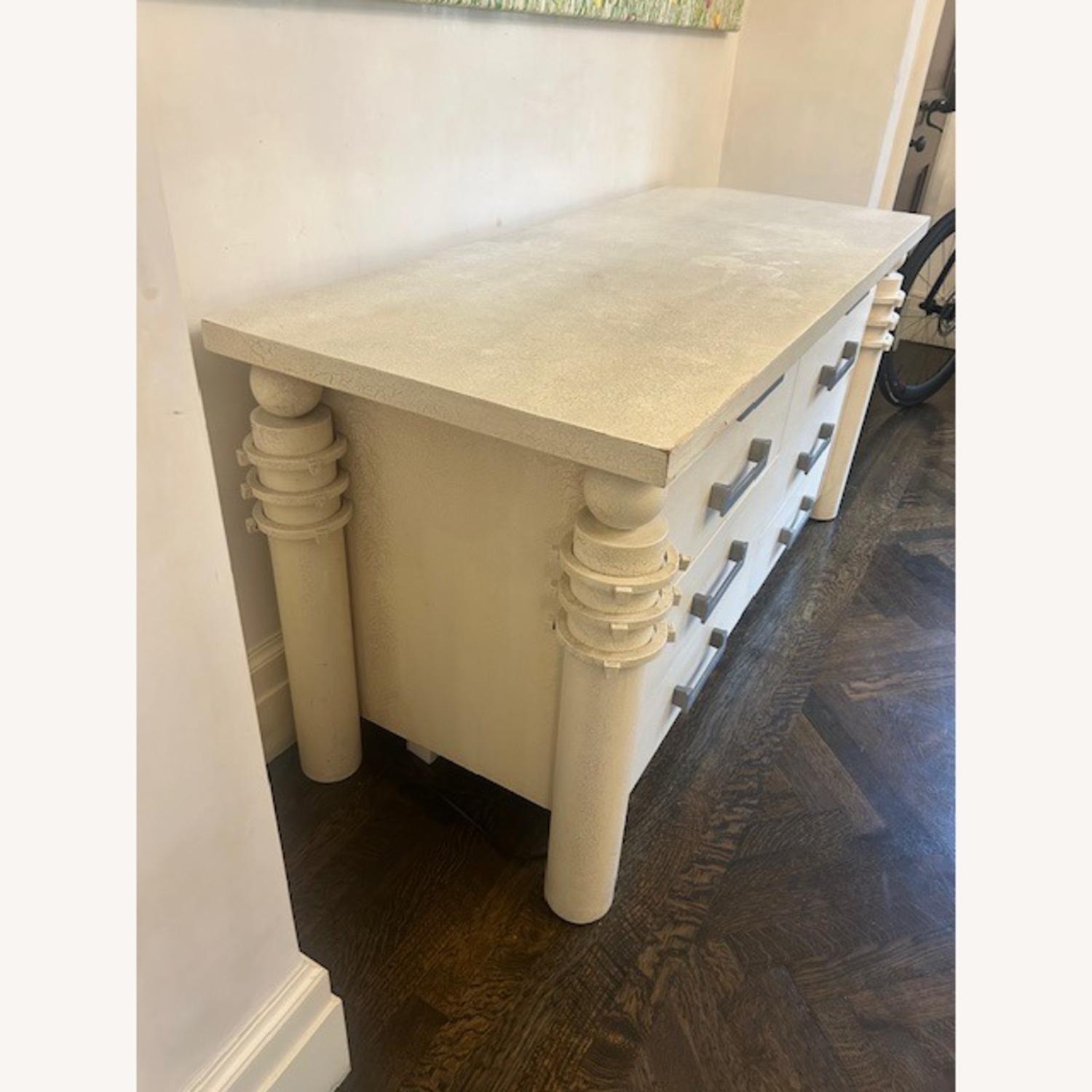 White Deco Style Dresser - image-3