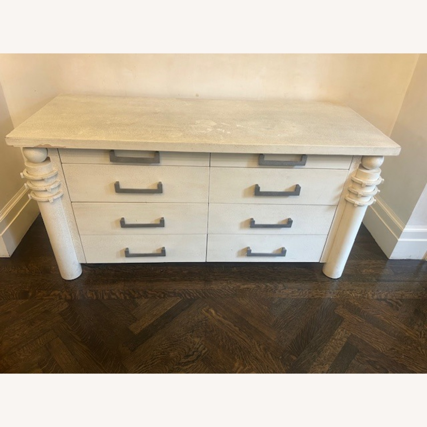 White Deco Style Dresser - image-1