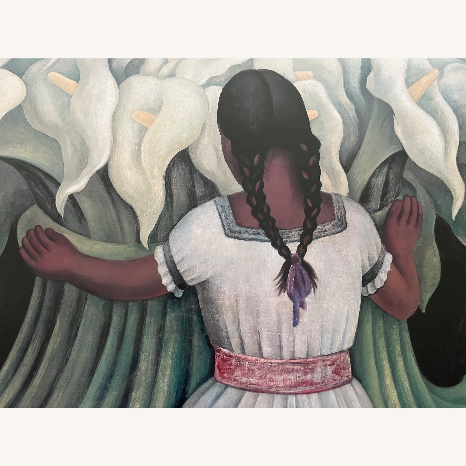 Diego Rivera Large Vintage Exhibition Poster 1980 - image-4