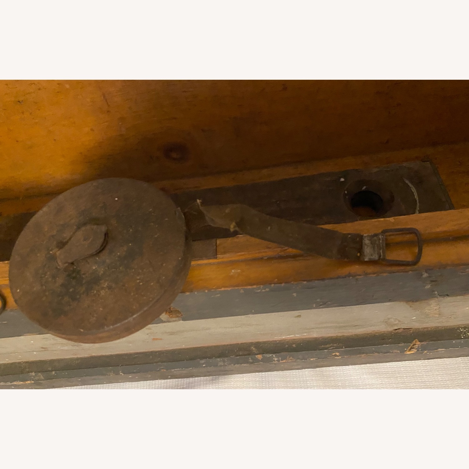 Antique Wooden Toolbox Tool Chest Storage - image-8