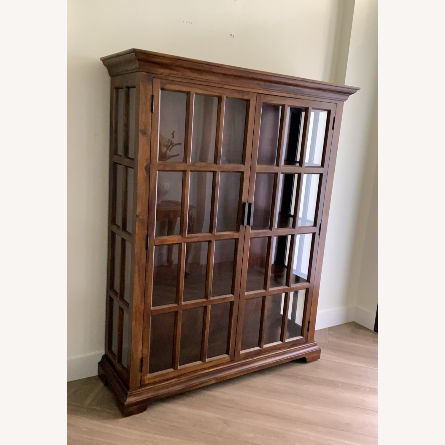 Crate & Barrel Barnstone Wood China/Book Storage - image-1