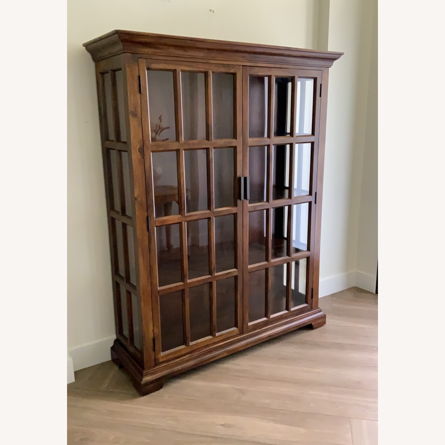 Crate & Barrel Barnstone Wood China/Book Storage - image-2