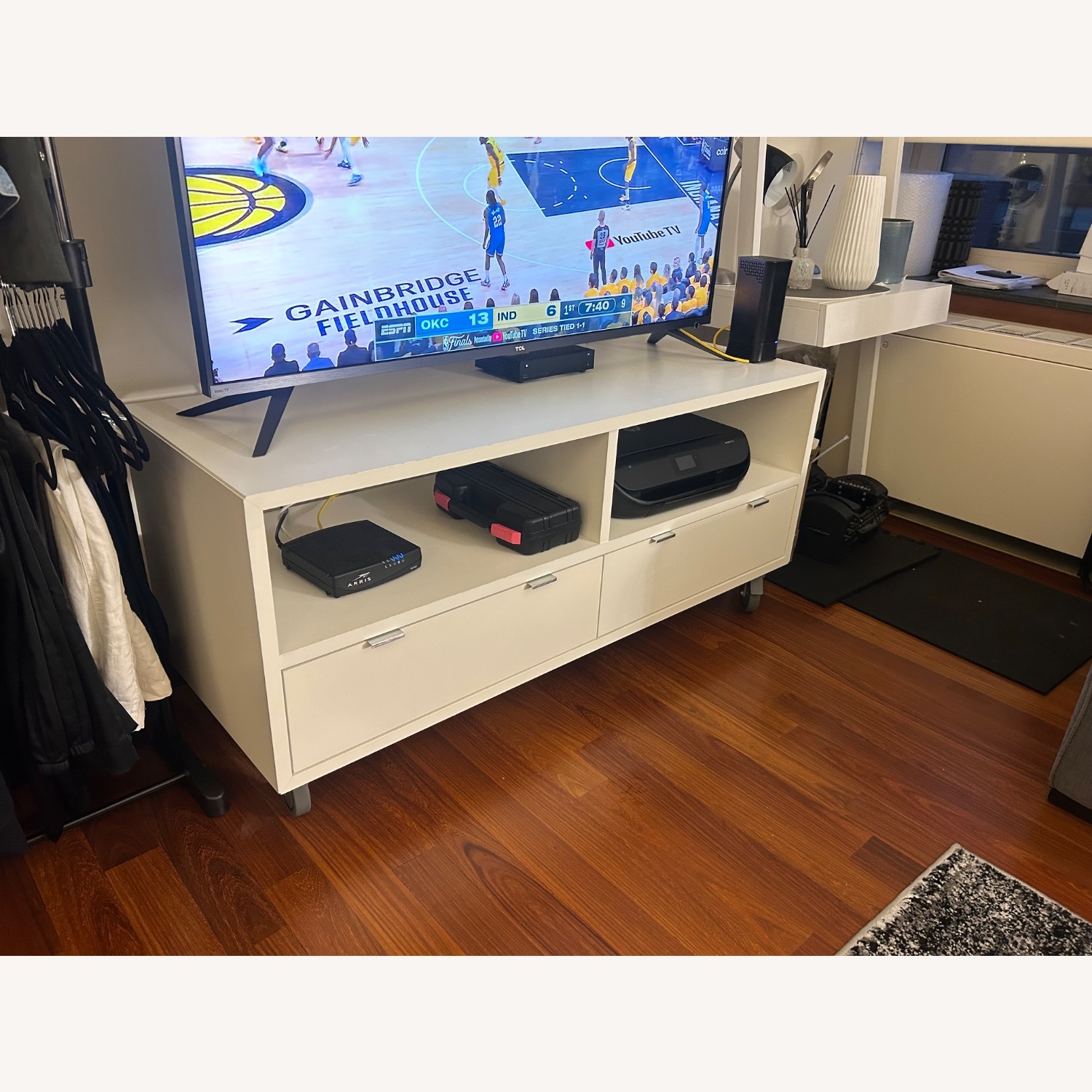 Room and Board Copenhagen Media Console on Wheels - image-3