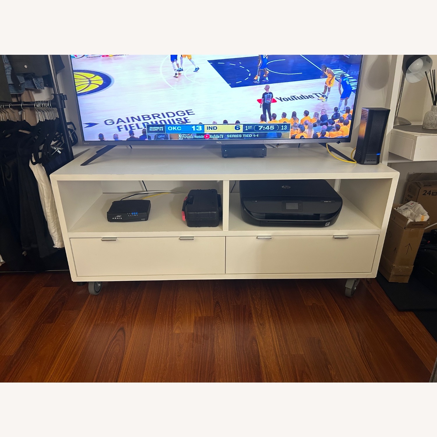 Room and Board Copenhagen Media Console on Wheels - image-2