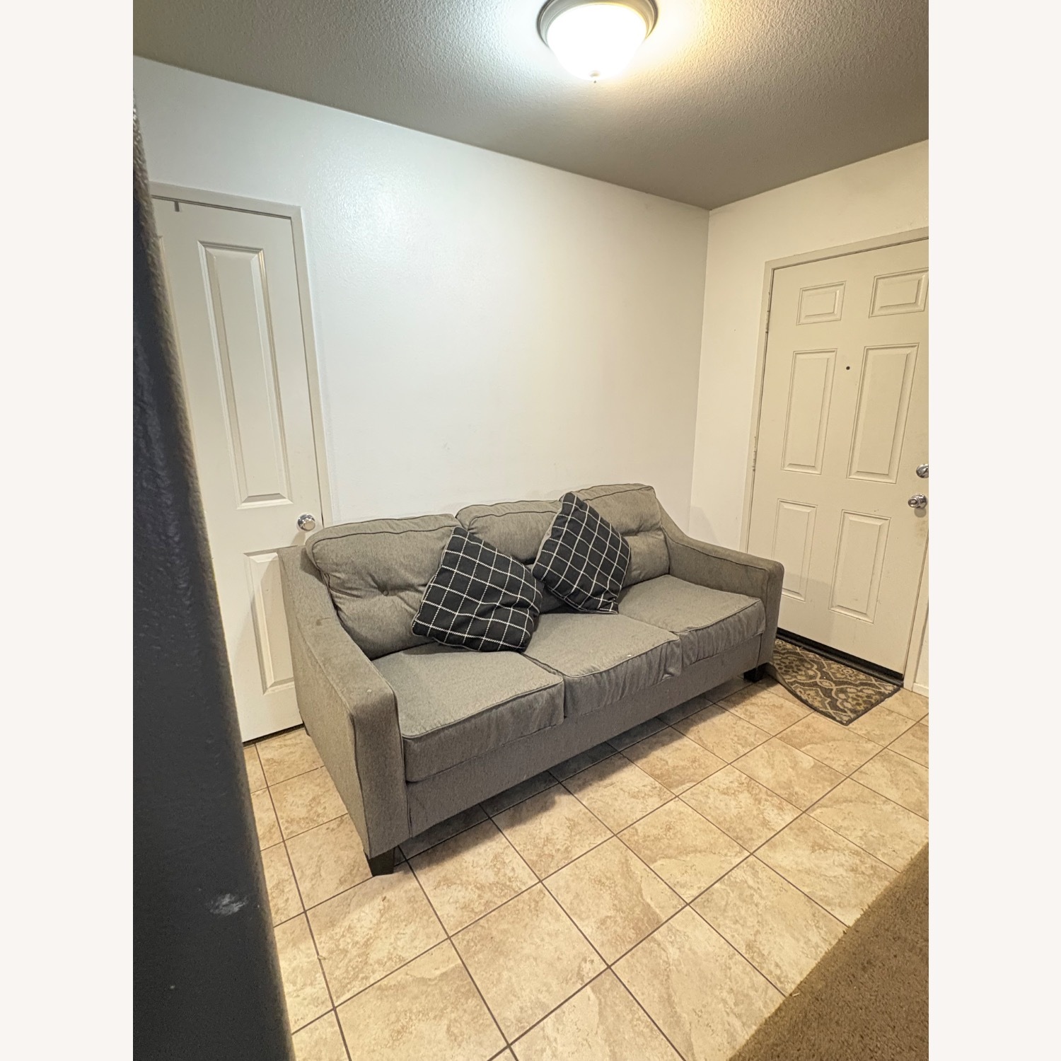 Gray 3-Seater Couch - image-1
