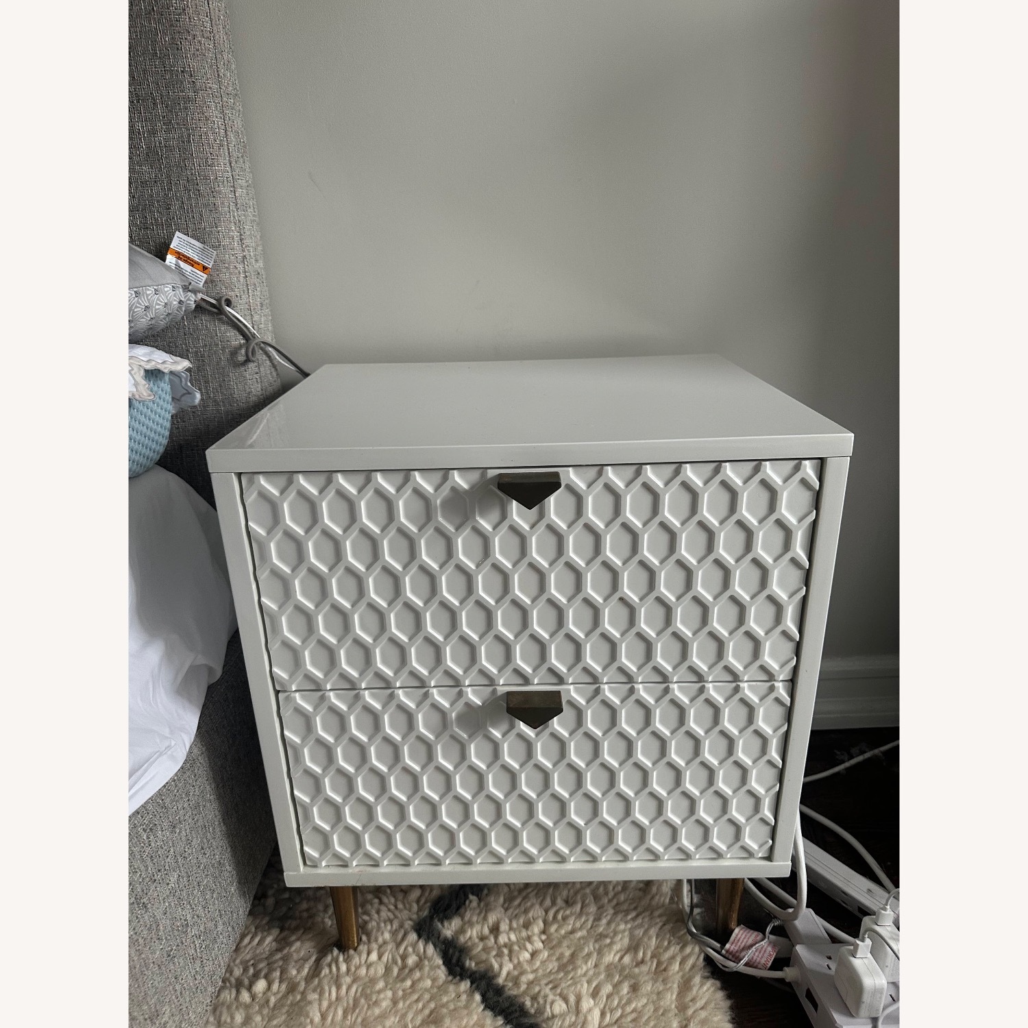 Modern Art Deco Nightstand - image-0