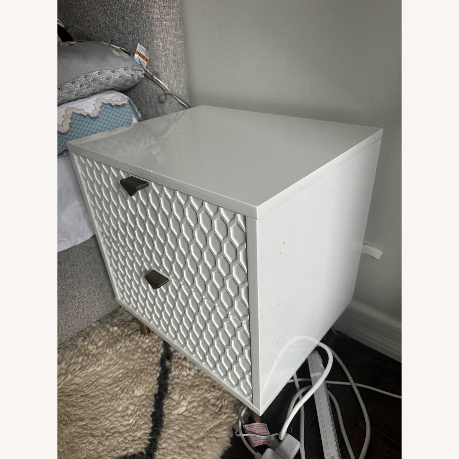 Modern Art Deco Nightstand - image-1