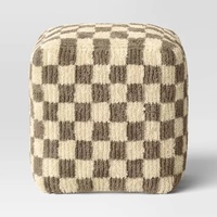 Target Fuzzy Wool Ottoman