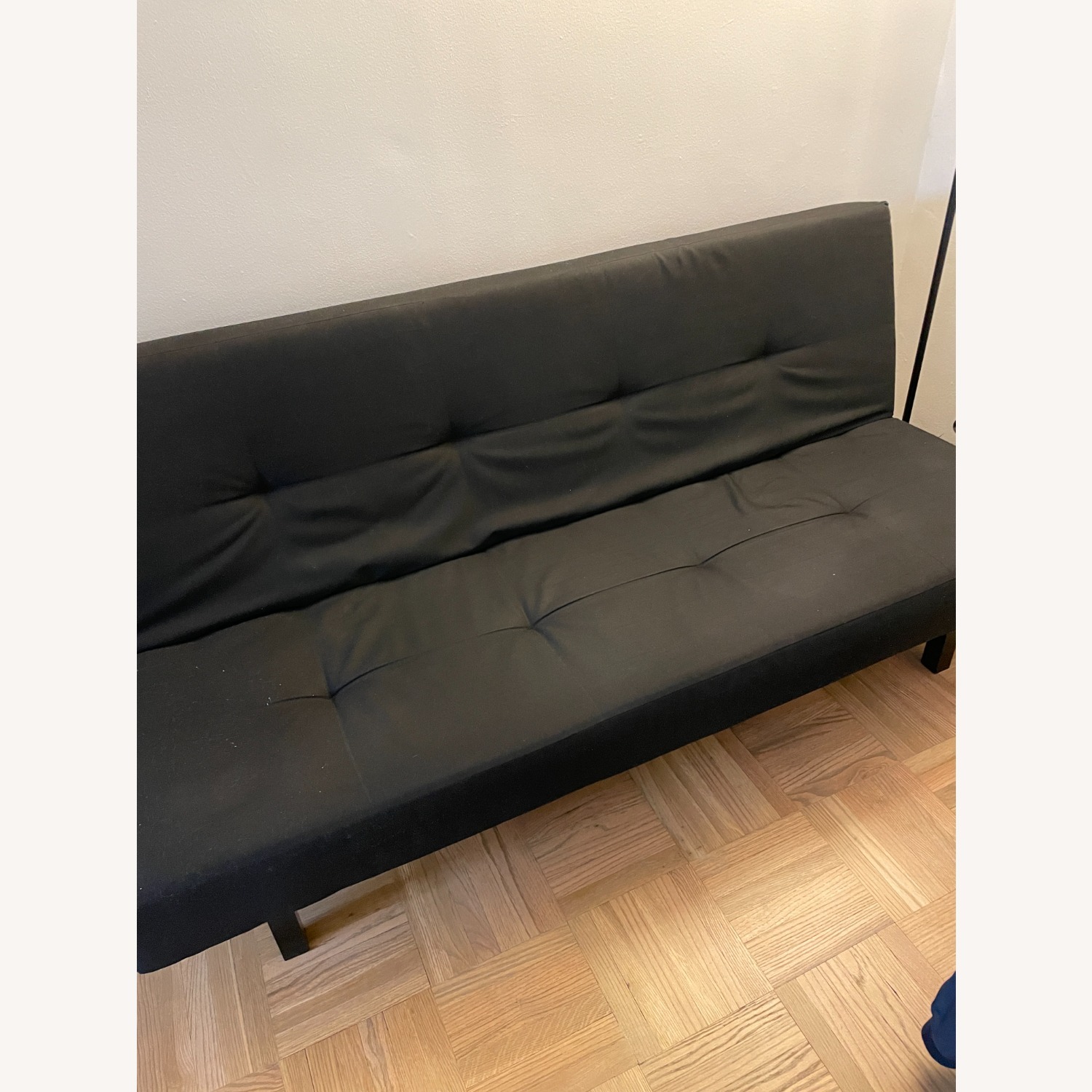IKEA Balkarp Black Sleeper Sofa/Futon - AptDeco