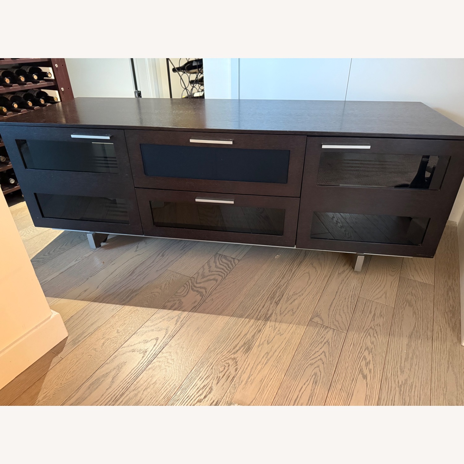 BDI Avion II Wood Media Cabinet in Espresso  - image-1