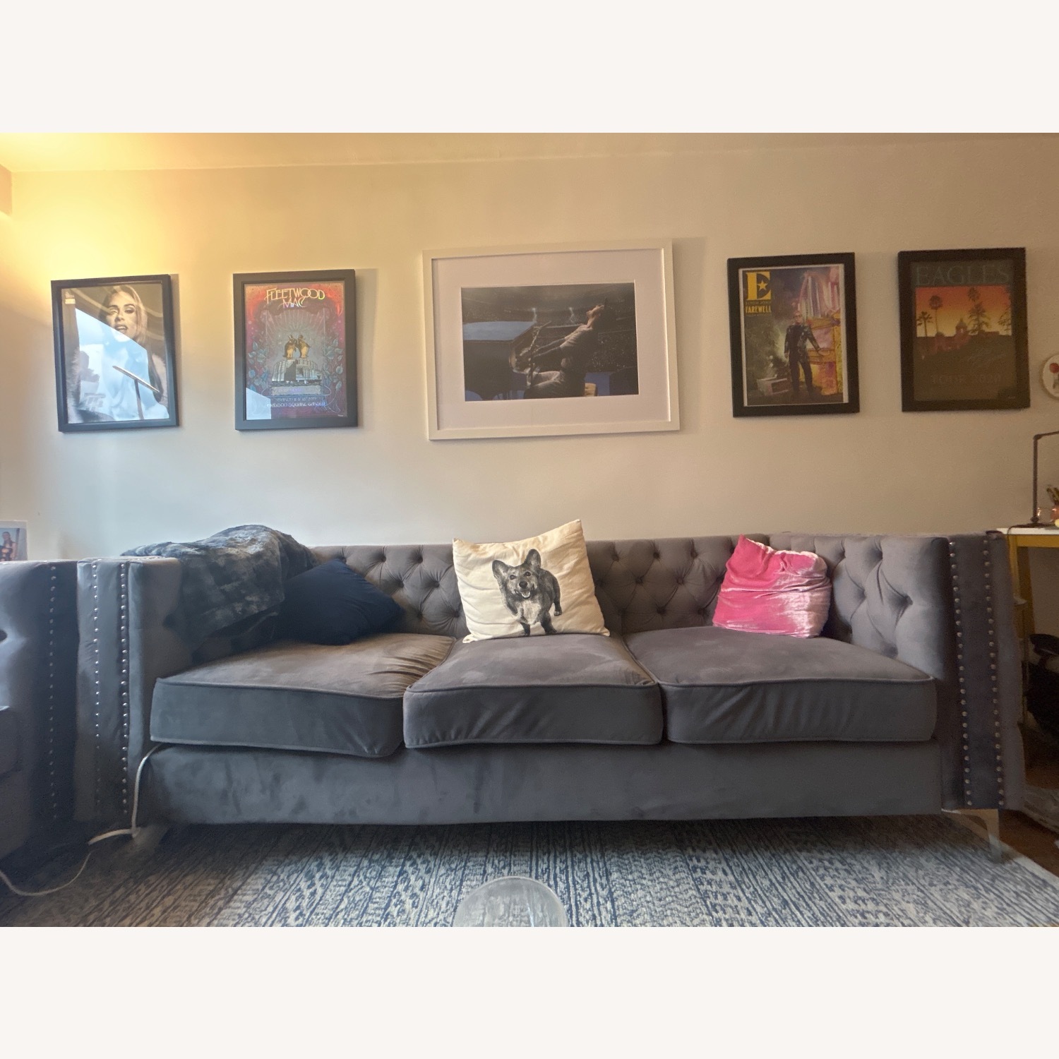 House of Hampton Gray Sofa - image-2