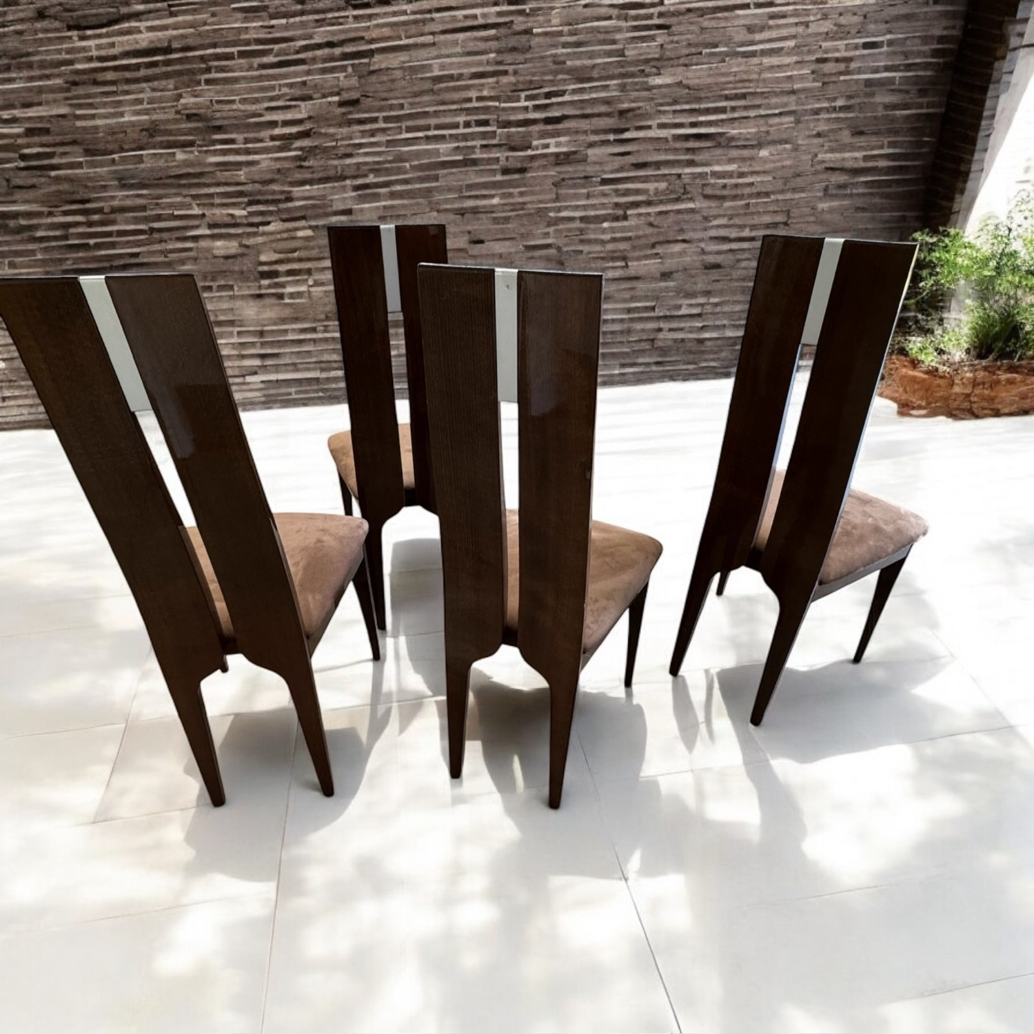 Italian Costantini Pietro 8 Dining Chairs Set - image-9
