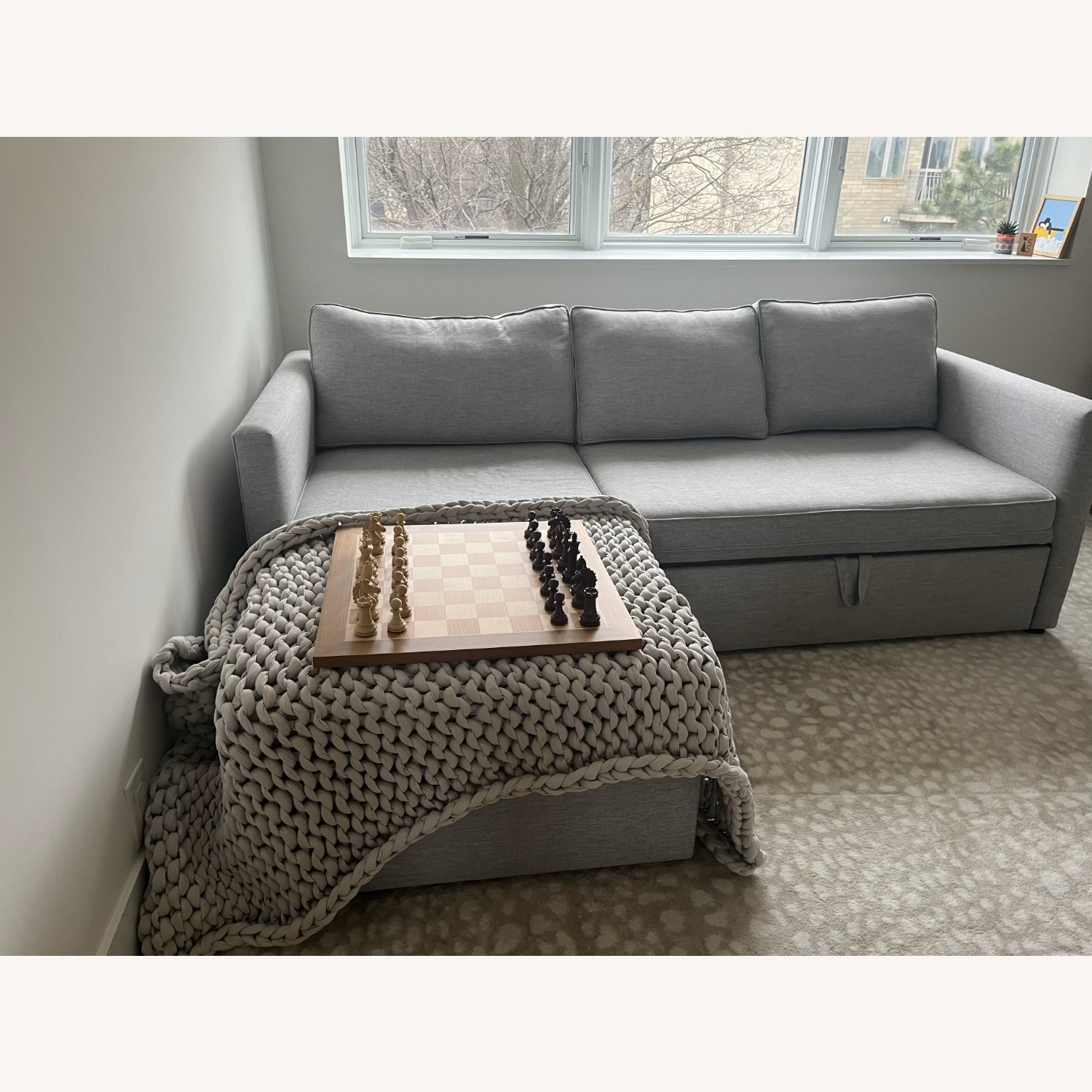 West Elm Harris 83" Multi-Seat 2 Pop-Up Sleeper w Storage - image-3