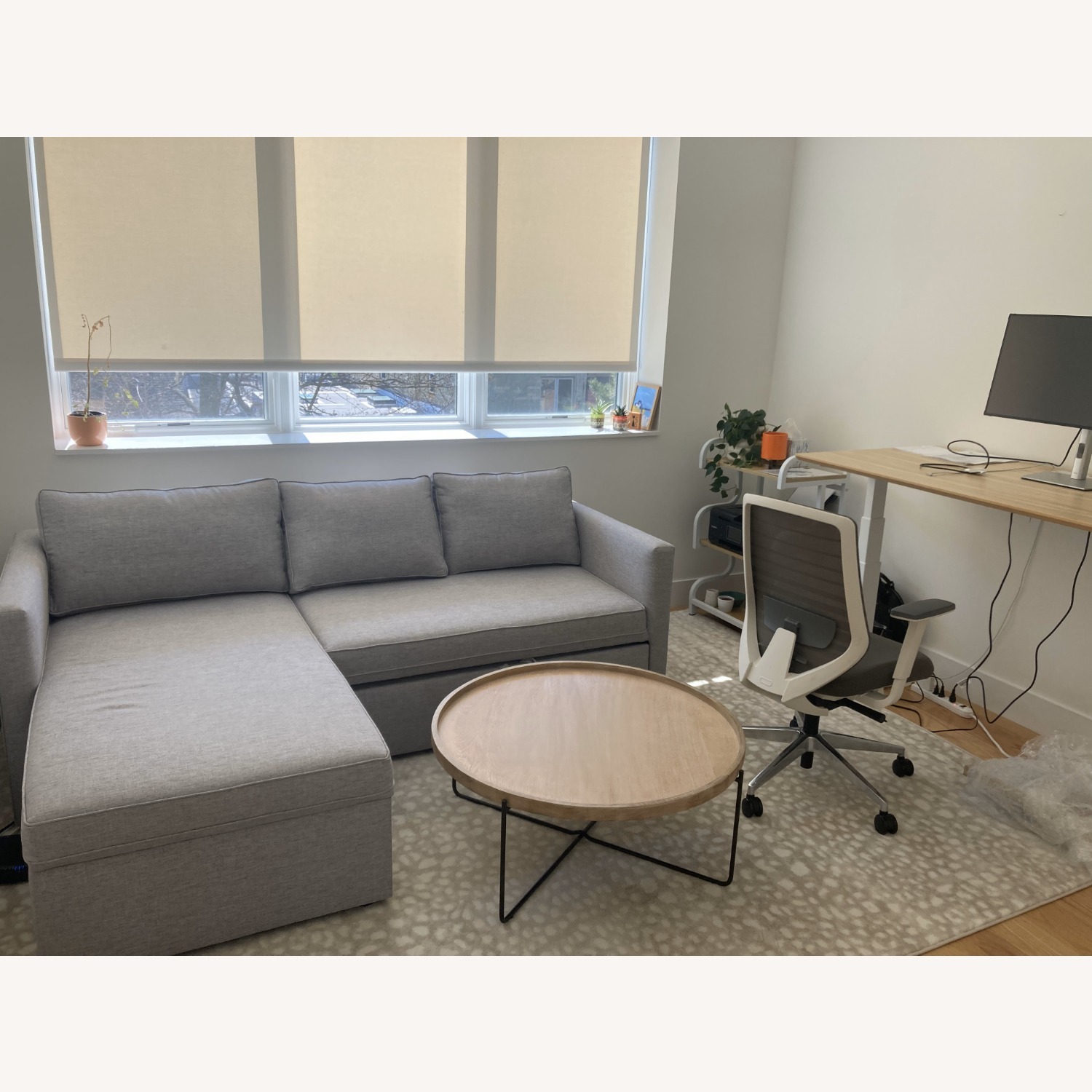 West Elm Harris 83" Multi-Seat 2 Pop-Up Sleeper w Storage - image-2