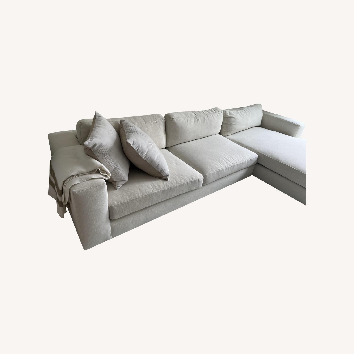 Crate & Barrel Retreat 2-Piece Chaise Sectional Sofa - image-7