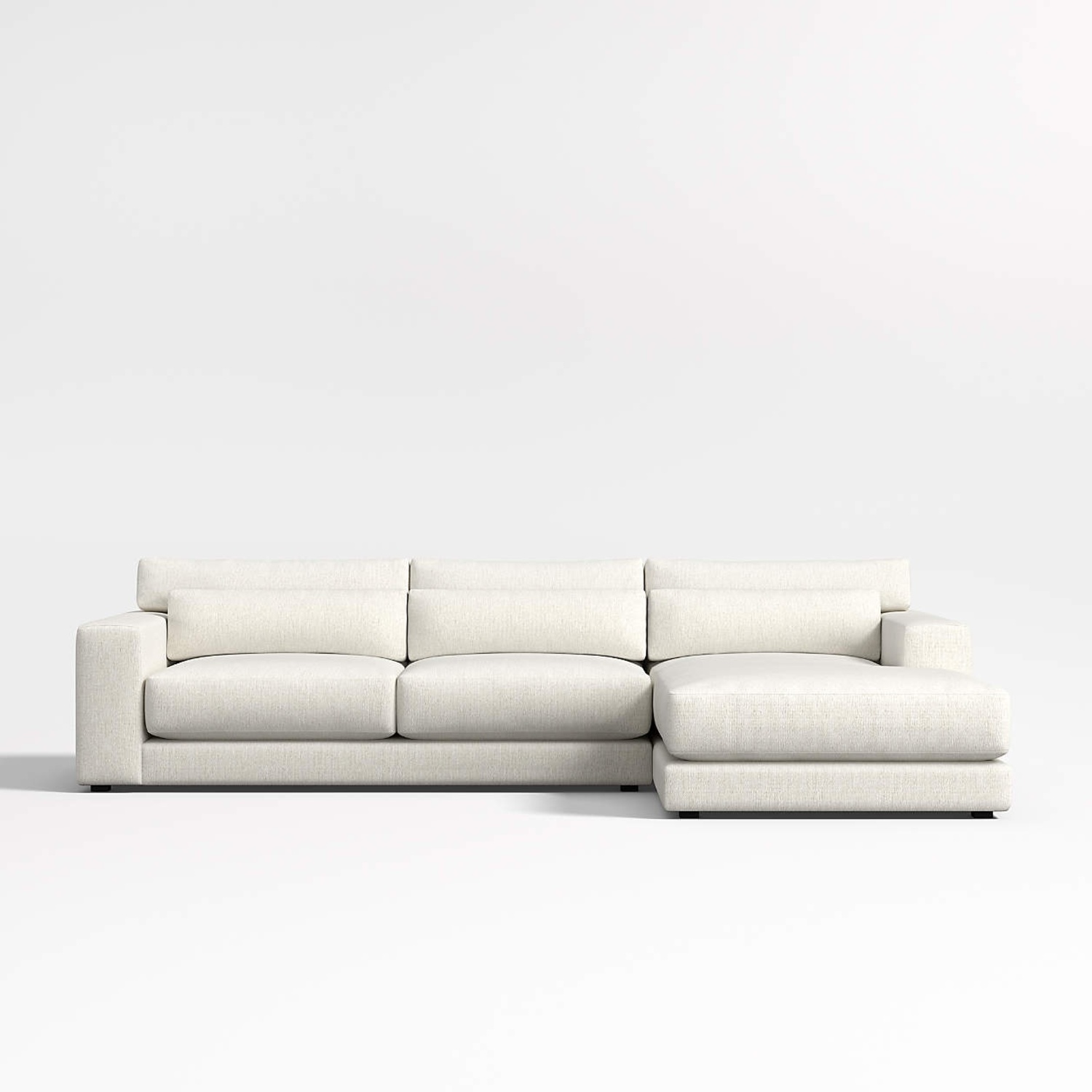 Crate & Barrel Retreat 2-Piece Chaise Sectional Sofa - image-6