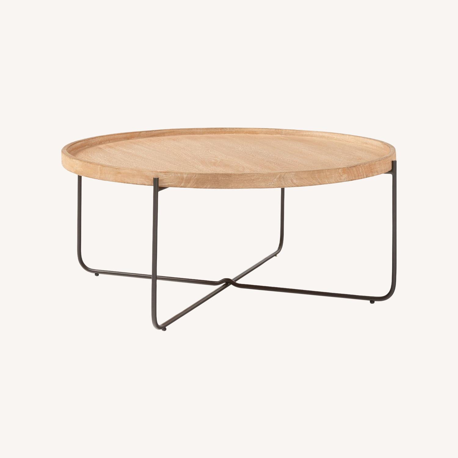 West Elm Willow Round Coffee Table 36" - image-0