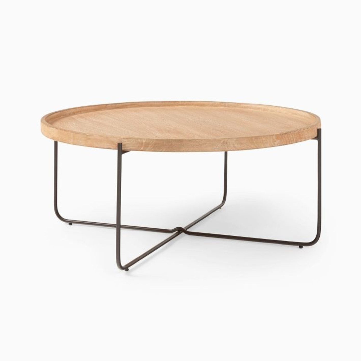 West Elm Willow Round Coffee Table 36" - image-4