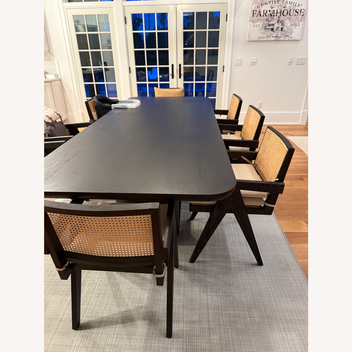 Restoration Hardware Oslo Open Rectangular Dining Table - image-4