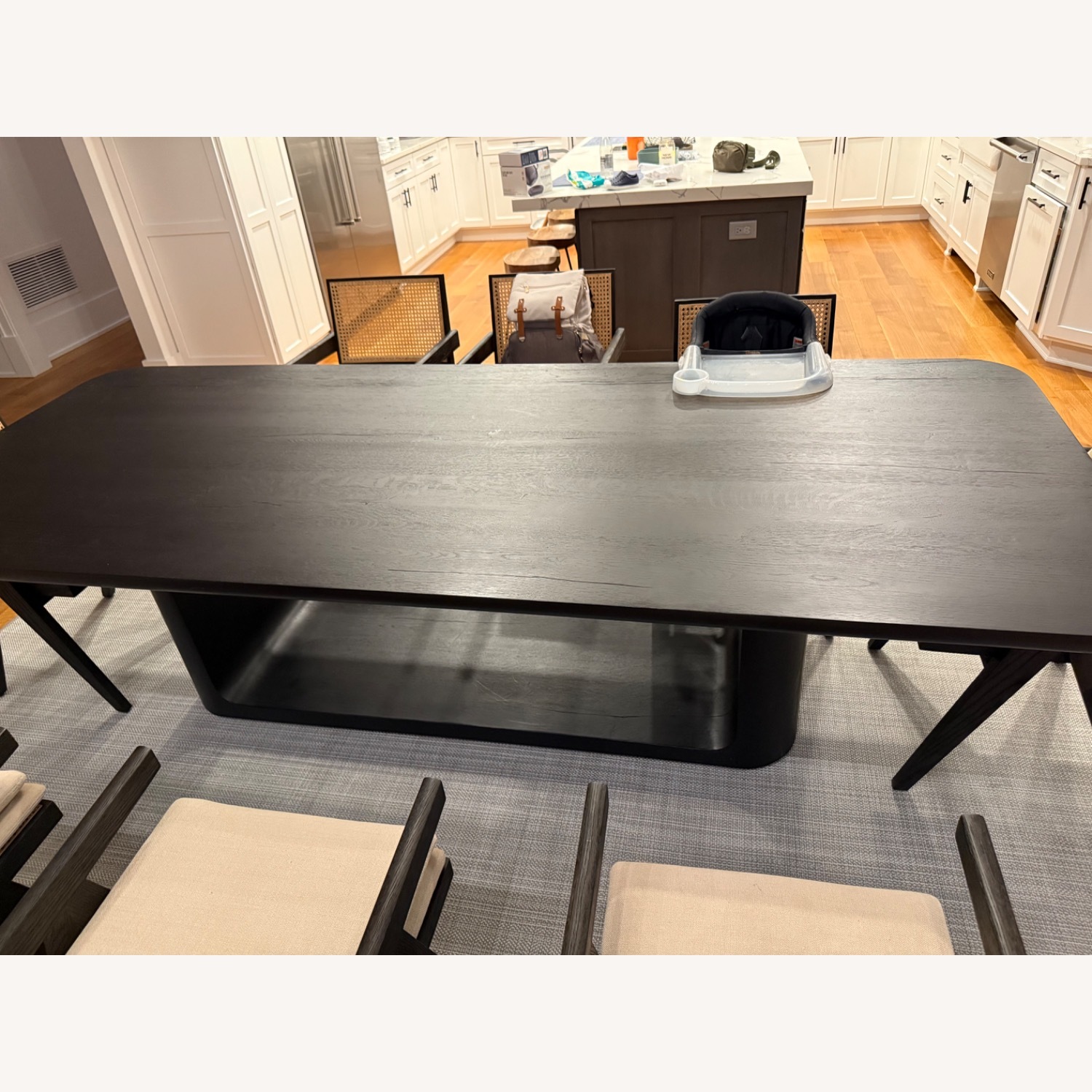 Restoration Hardware Oslo Open Rectangular Dining Table - image-3