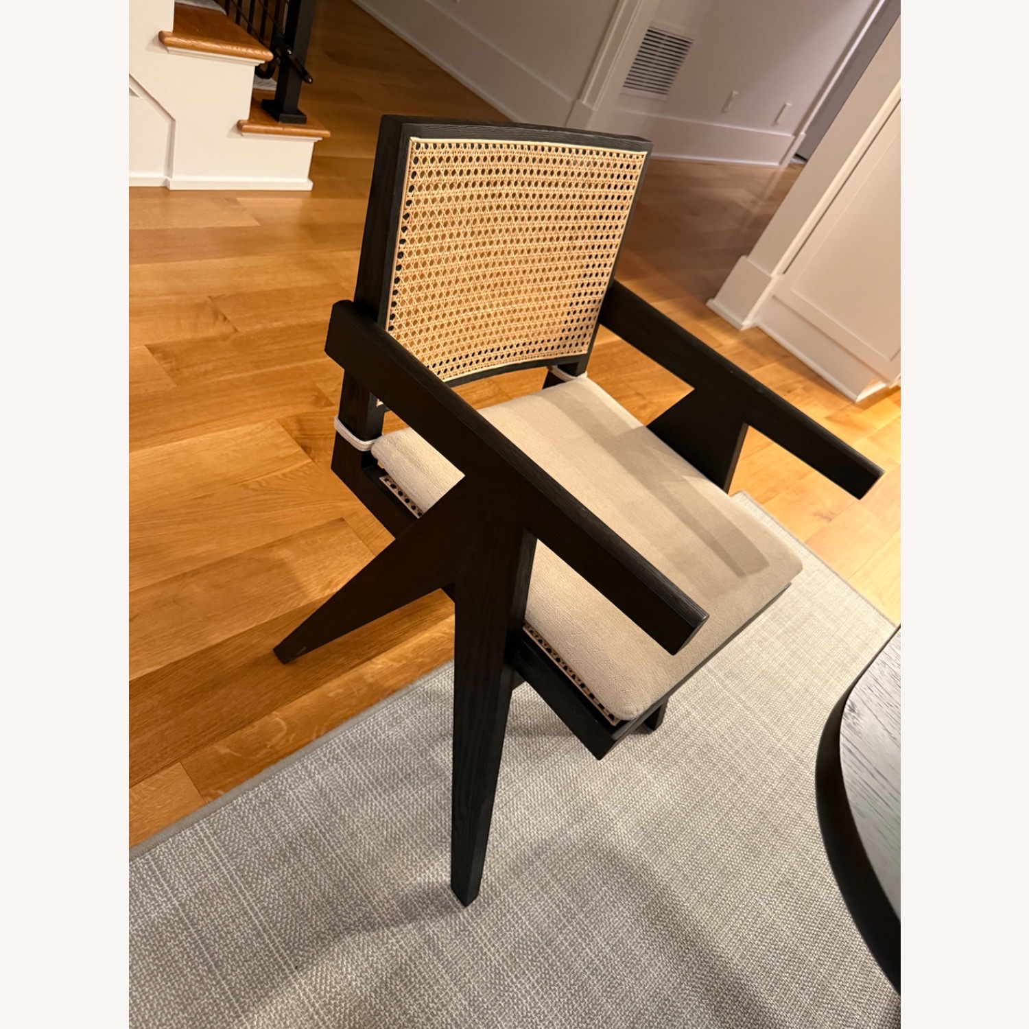 Restoration Hardware Jakob Cane Dining Armchair - image-3