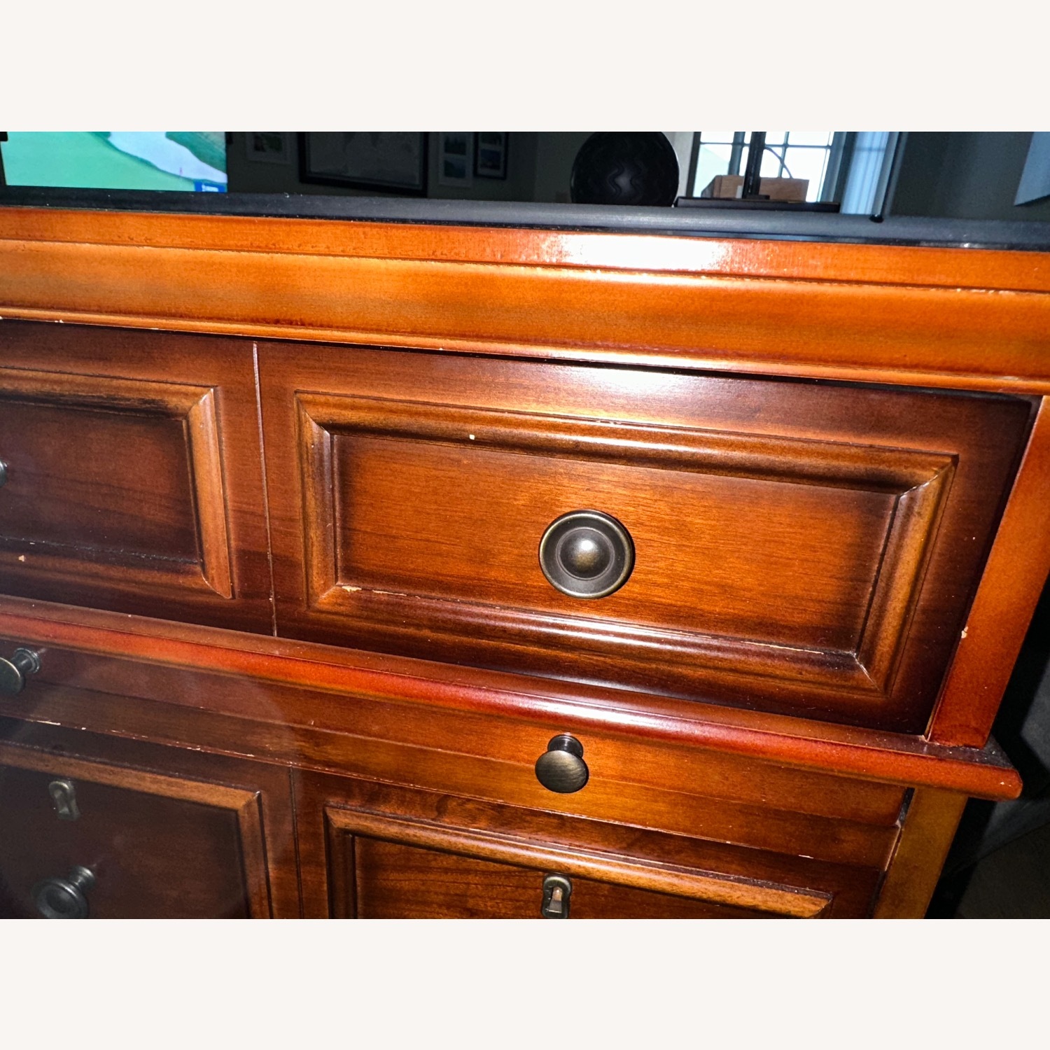 Dark Wooden Desk - image-7