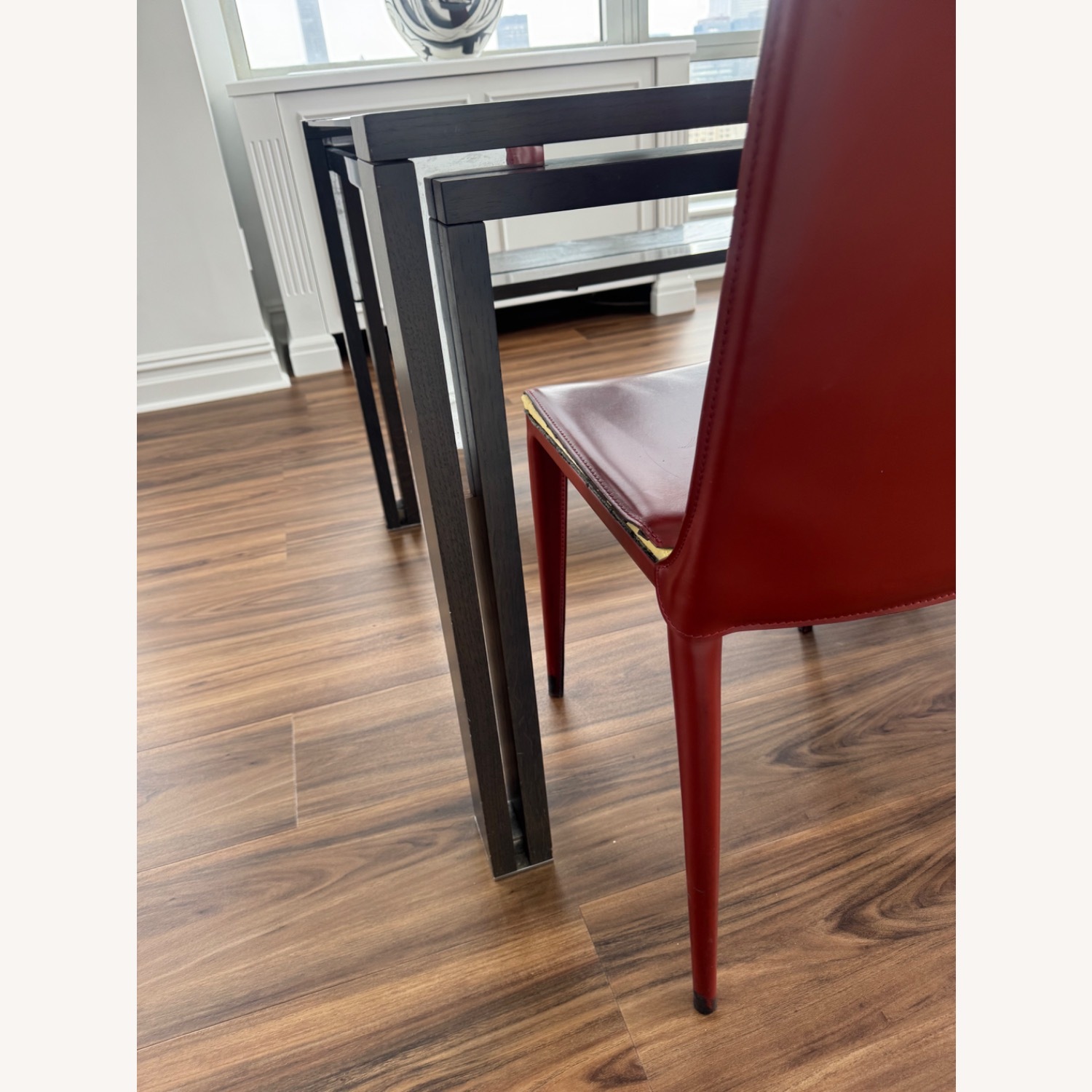 Roche Bobois Smoke Wood and Glass Dining Table  - image-7